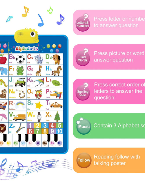 Load image into Gallery viewer, Dinosaur Electronic Learning Chart, Interactive Preschool Toy
