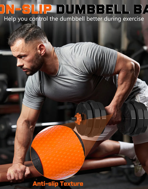 Load image into Gallery viewer, 44Lb 4-In-1 Adjustable Dumbbells Set Free Weight Set with Connector Used as Barbell, Kettlebells, Push up Stand, Fitness Exercises for Home Gym Suitable Men/Women
