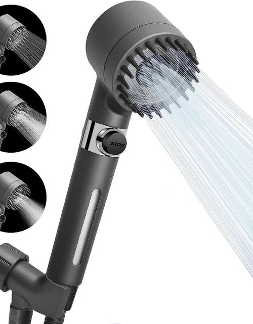 Load image into Gallery viewer, High-Pressure Shower Head 3-Mode Adjustable Spray with Massage Brush Filter Rain Shower Faucet Bathroom Accessories
