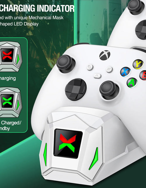 Load image into Gallery viewer, Xbox Controller Charger Station with 2 X5520Mwh Rechargeable Battery Pack for Xbox Series X|S, Xbox One, One S, One X &amp; Elite Controllers
