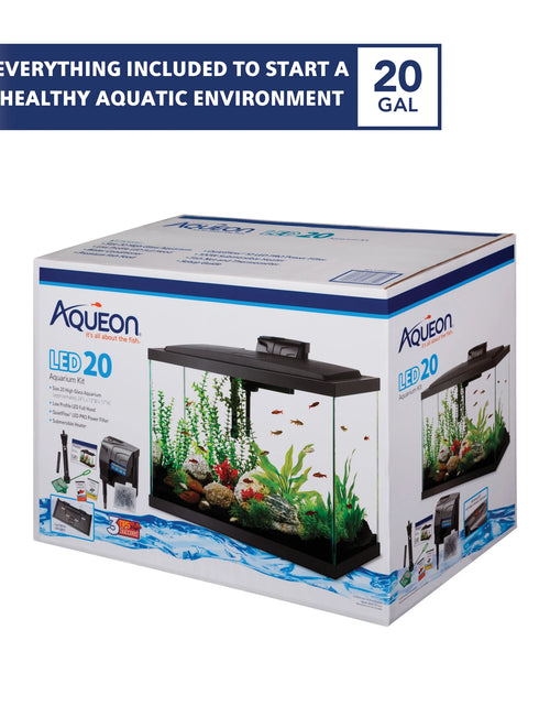 Load image into Gallery viewer, Aquarium Fish Tank Starter Kit with LED Lighting 20 High
