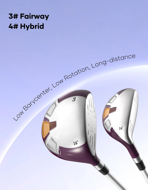 Load image into Gallery viewer, Complete Golf Clubs Package 8 Club Set for Men Woman Right Handed True Temper Steel Shafts Putter Stand Bag and 3 H C Bonus Head
