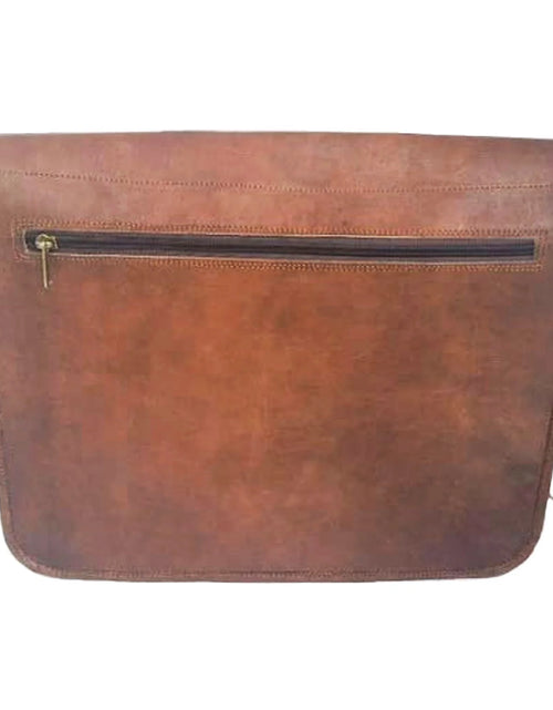 Load image into Gallery viewer, Komals Passion Leather Vintage Mens 16 Inch Leather Laptop Messenger Pro Satchel Mens Bag
